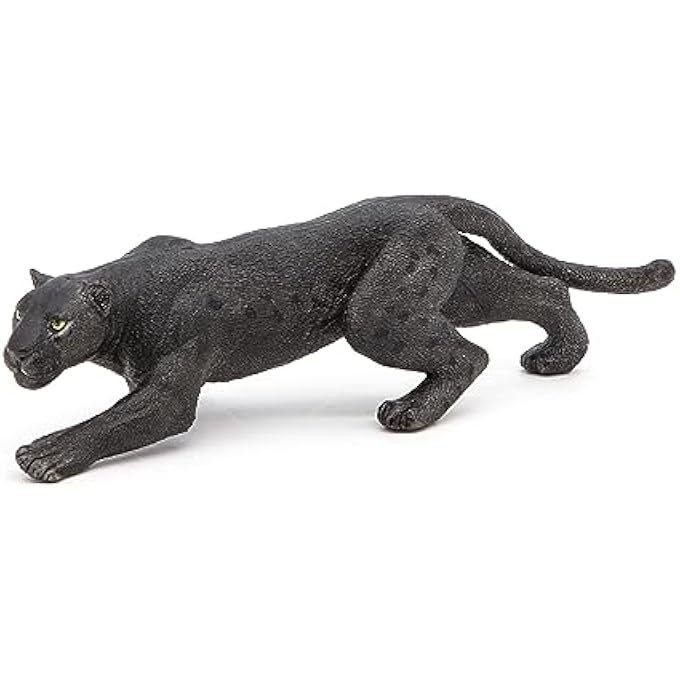 HAND-PAINTED - FIGURINE -WILD ANIMAL KINGDOM - BLACK PANTHER -50026 -COLLECTIBLE - FOR CHILDREN - SUITABLE FOR BOYS AND GIRLS- FROM 3 YEARS OLD - Image 4